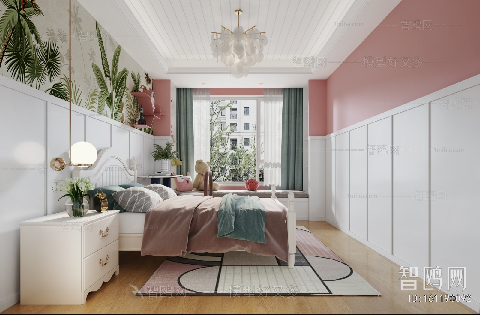 Nordic Style Girl's Room Daughter's Room