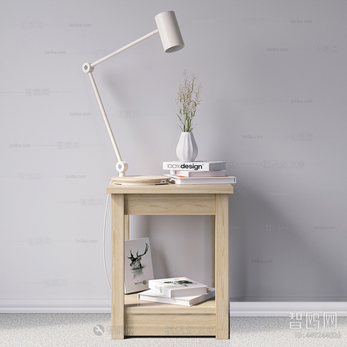 Nordic Style Bedside Cupboard