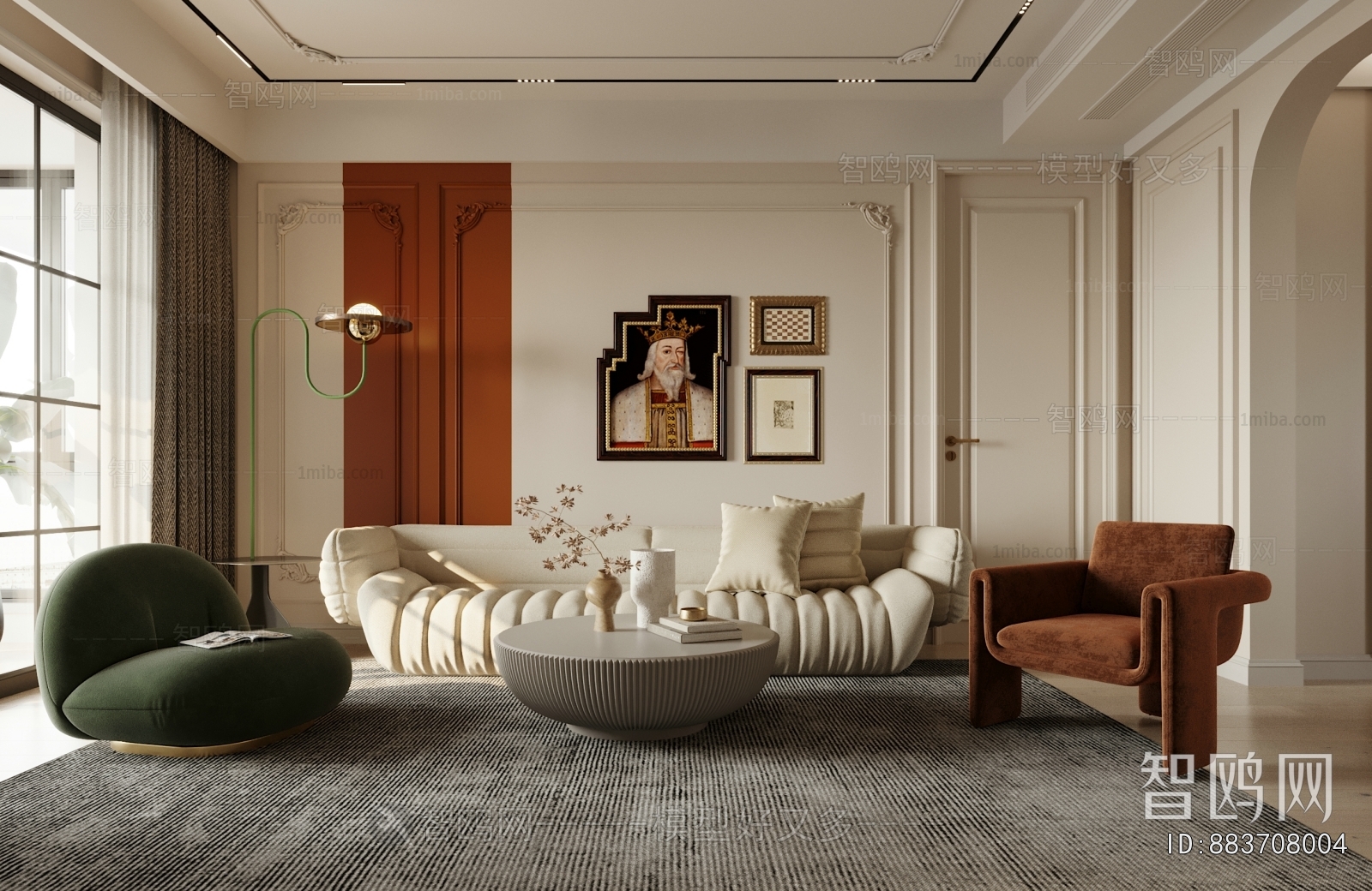 French Style A Living Room