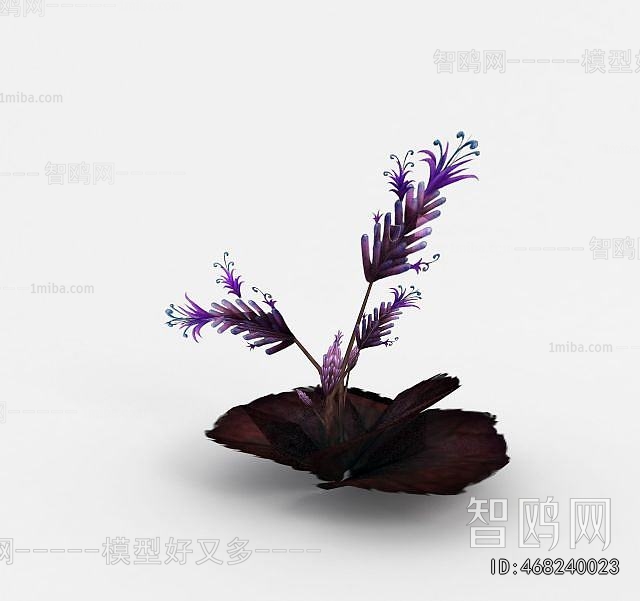 Modern Flowers And Grass