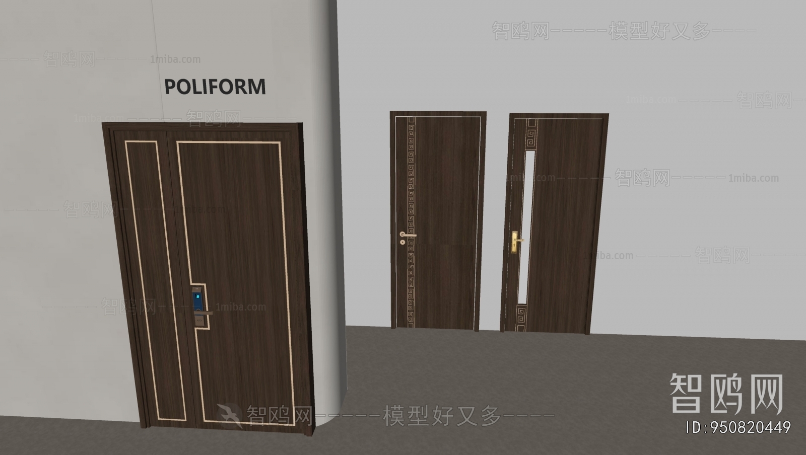 New Chinese Style Entrance Door