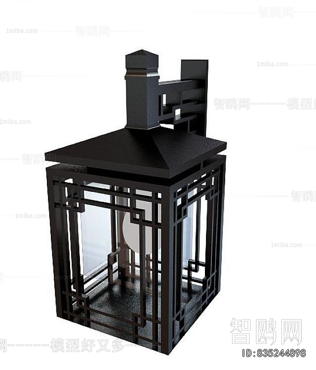 New Chinese Style Wall Lamp
