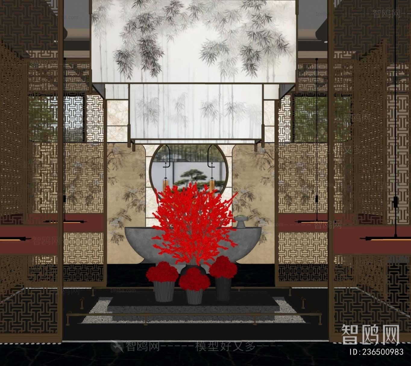 New Chinese Style Lobby Hall