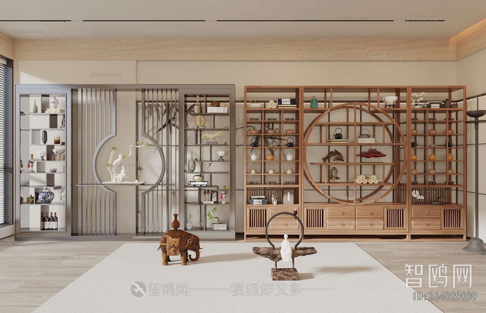 New Chinese Style Antique Rack