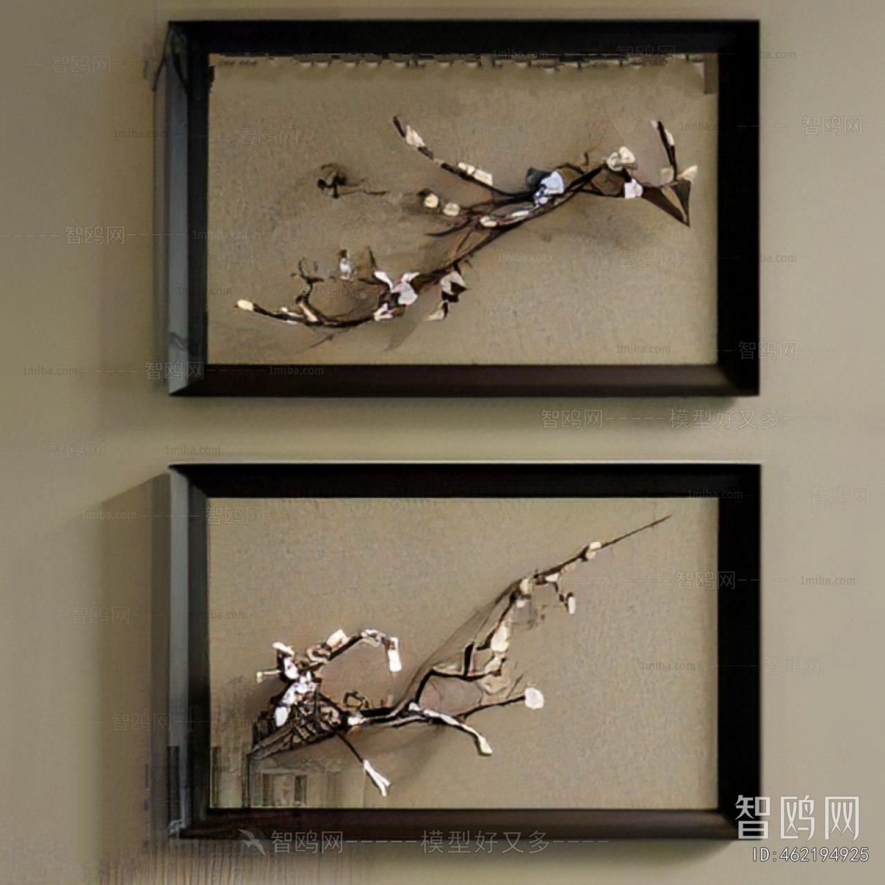 New Chinese Style Three-dimensional Physical Painting