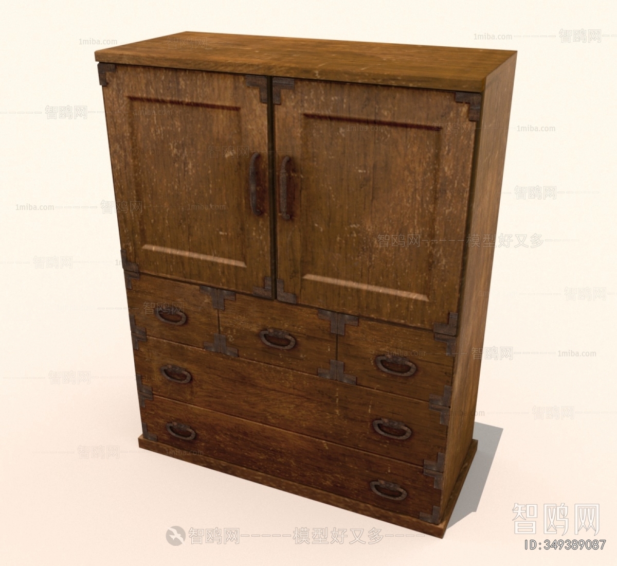 New Chinese Style Side Cabinet