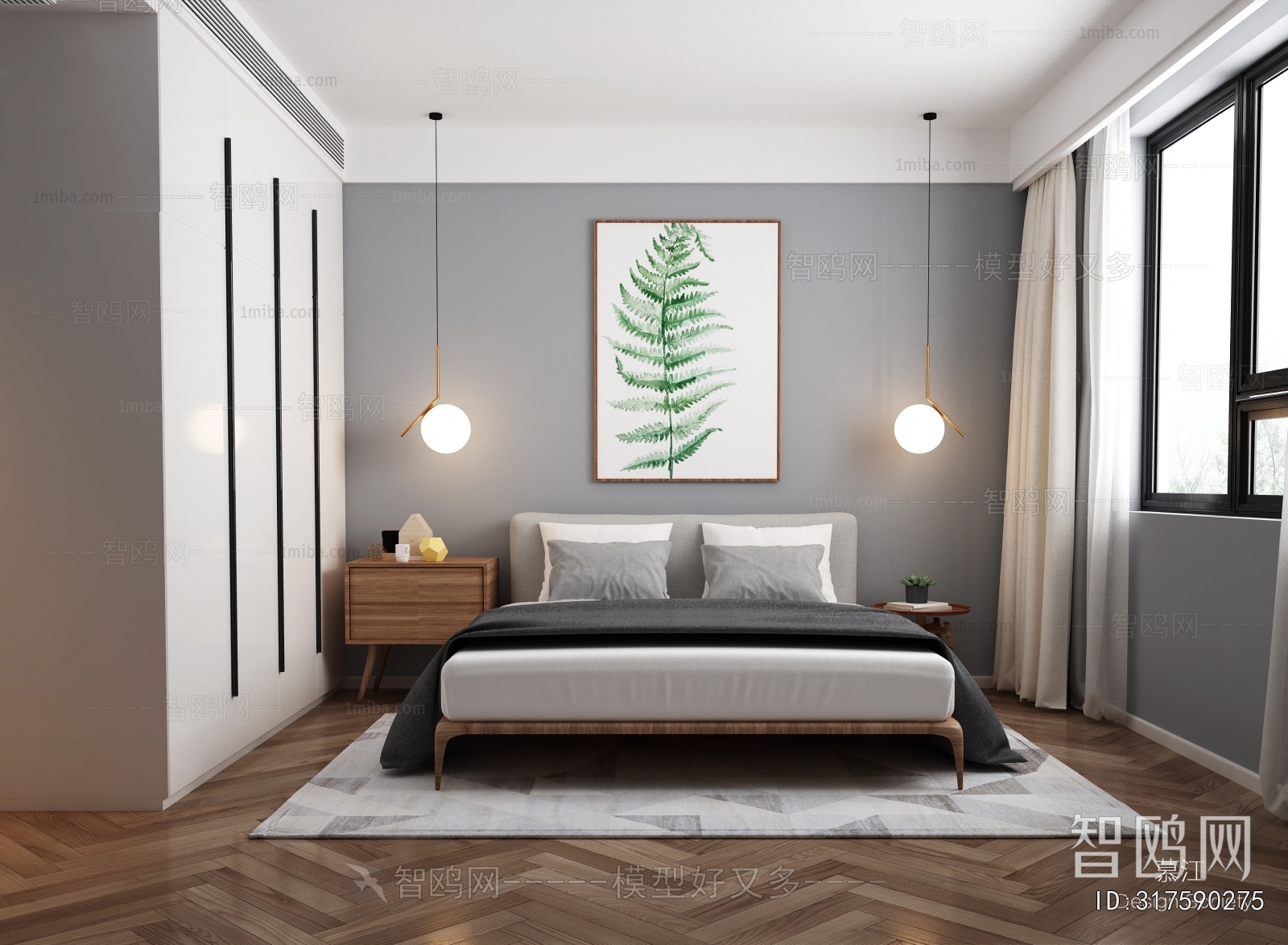 Nordic Style Bedroom