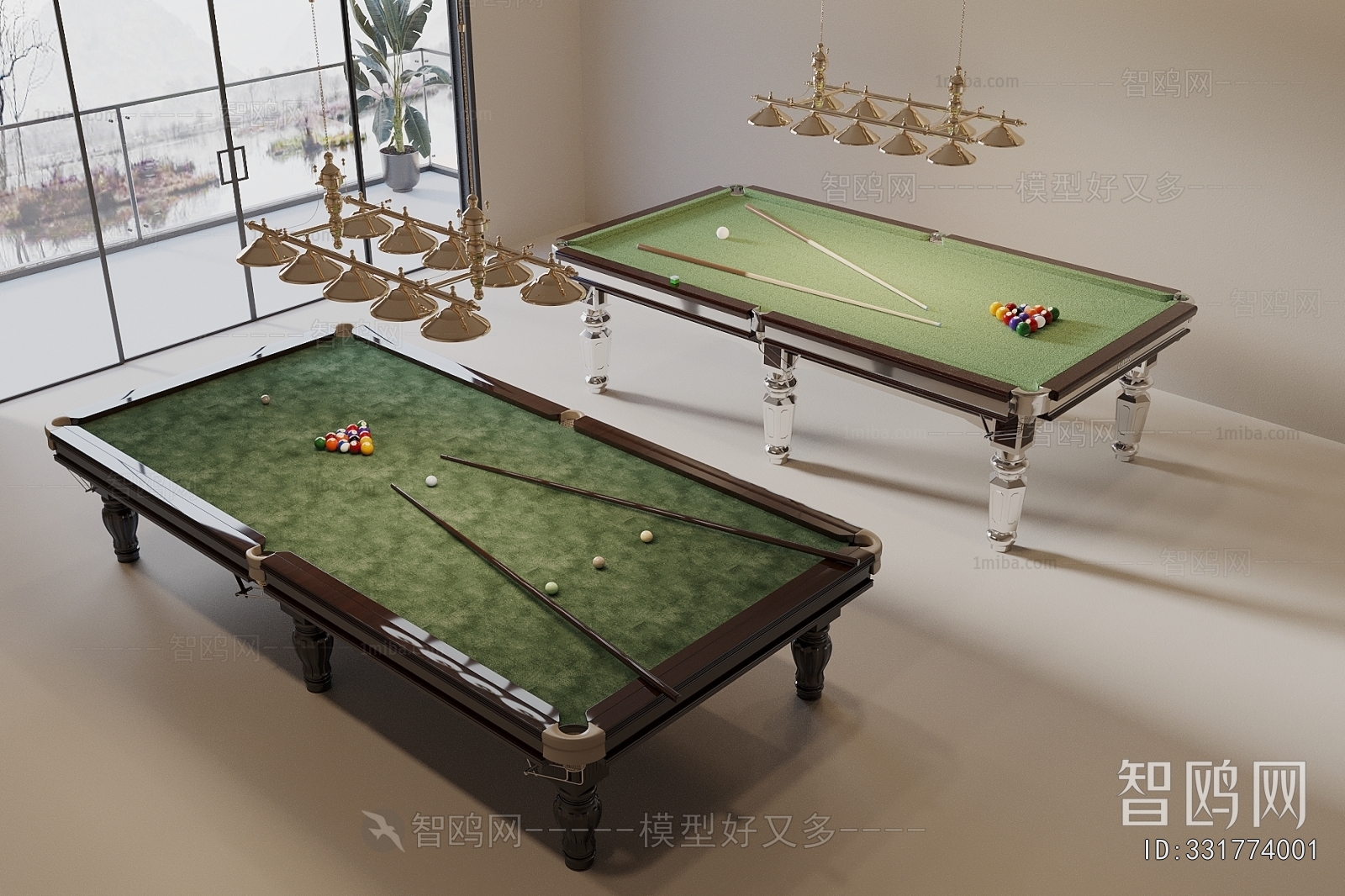Modern Pool Table