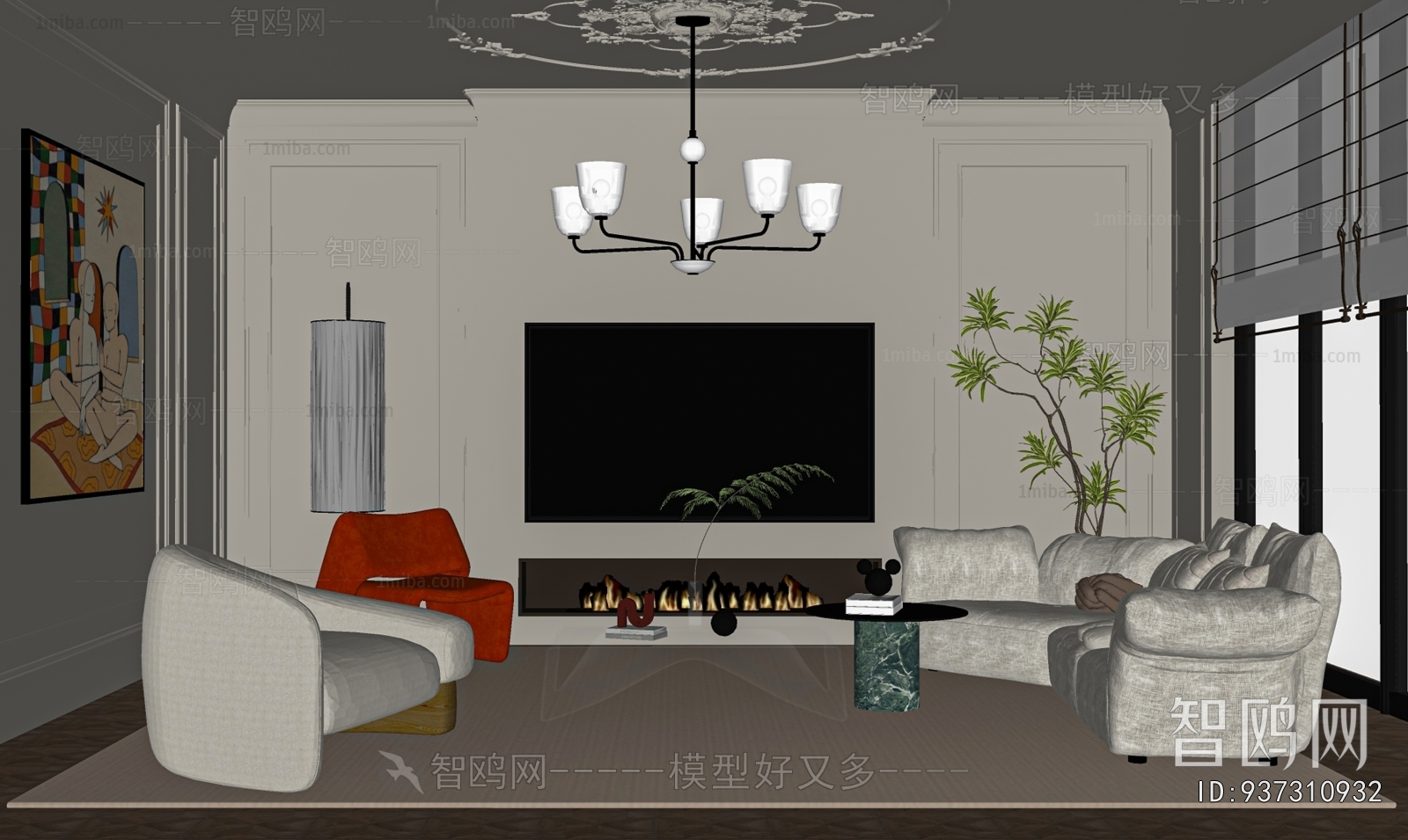 French Style A Living Room