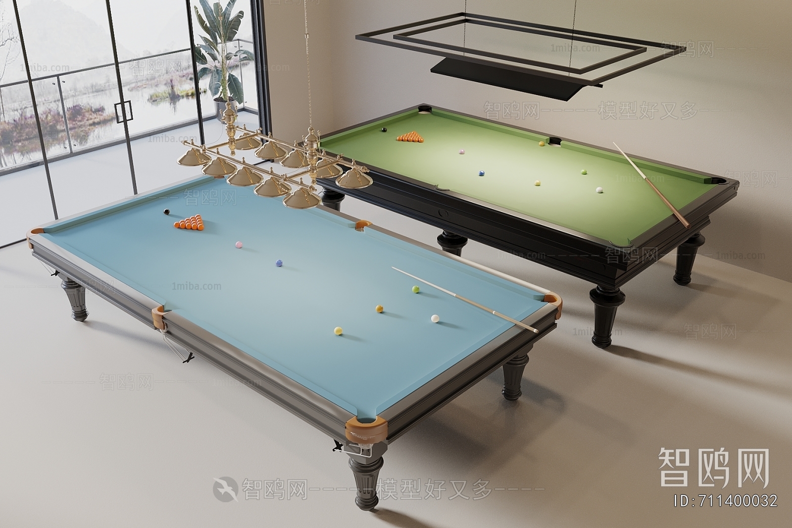 Modern Pool Table