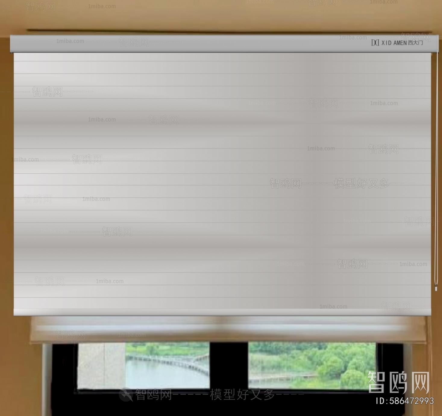 现代梦幻帘组合