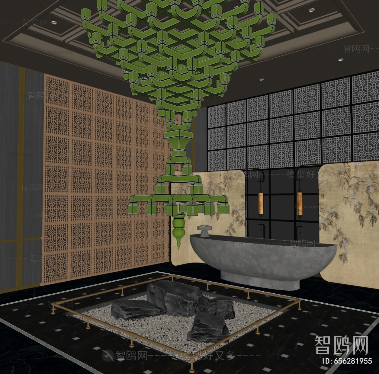 New Chinese Style Lobby Hall