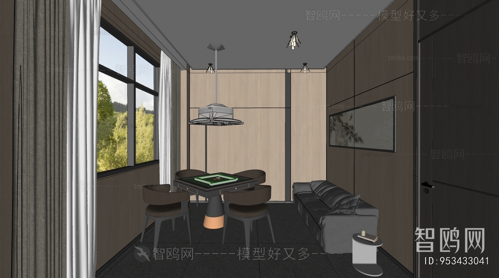 Modern Chess And Card Room