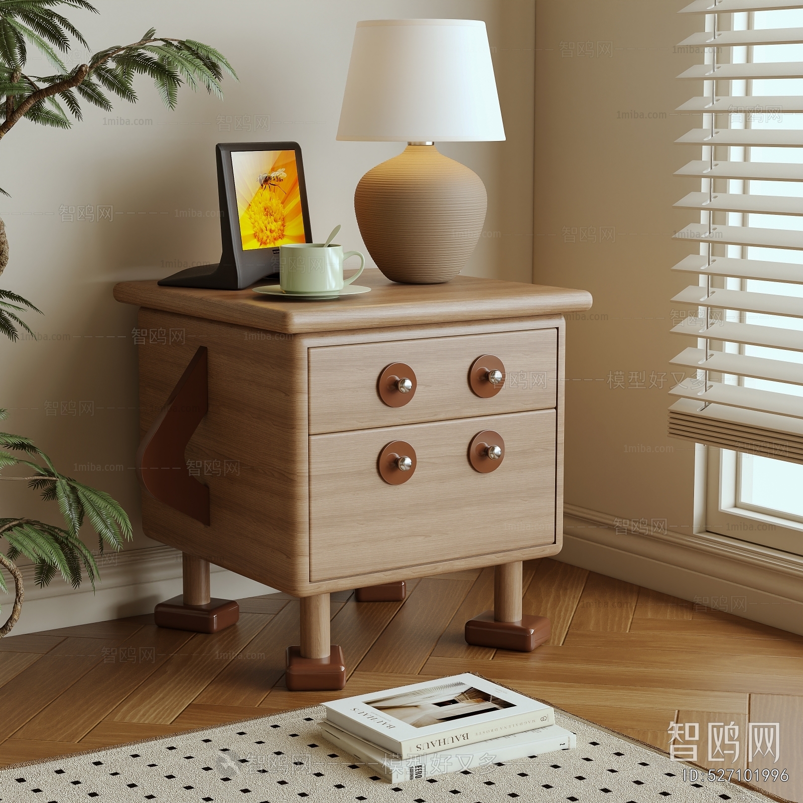 Modern Bedside Cupboard