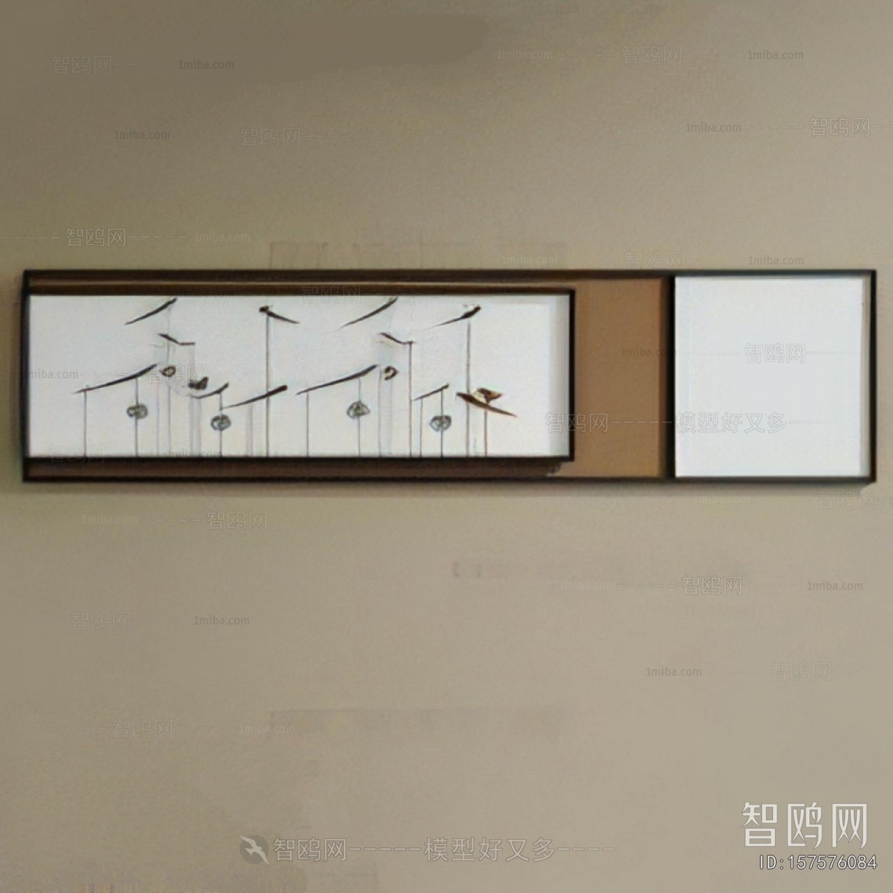 New Chinese Style Three-dimensional Physical Painting