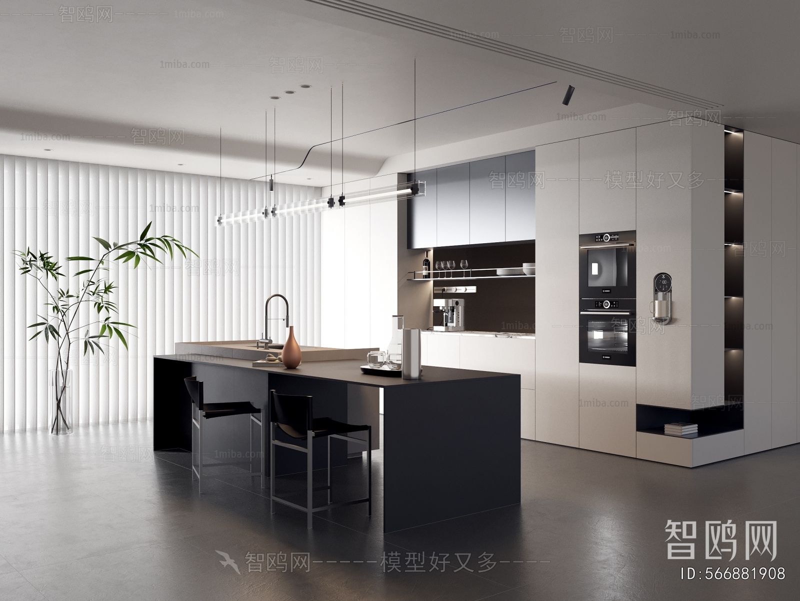 现代吧台餐厅