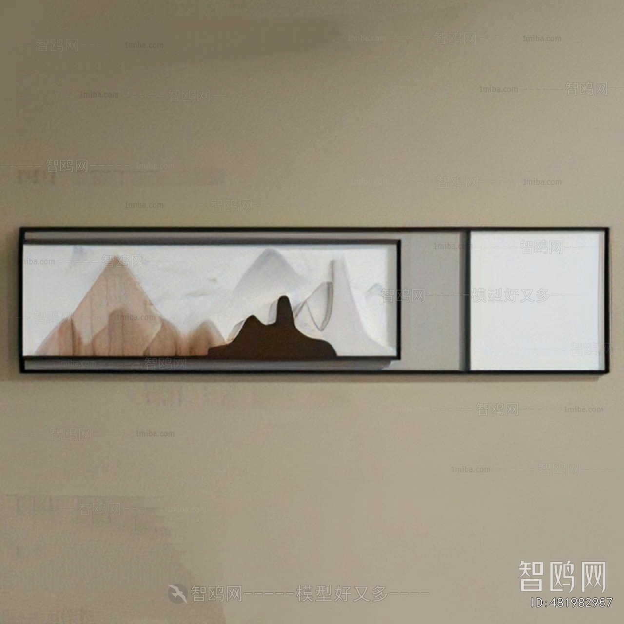 New Chinese Style Three-dimensional Physical Painting