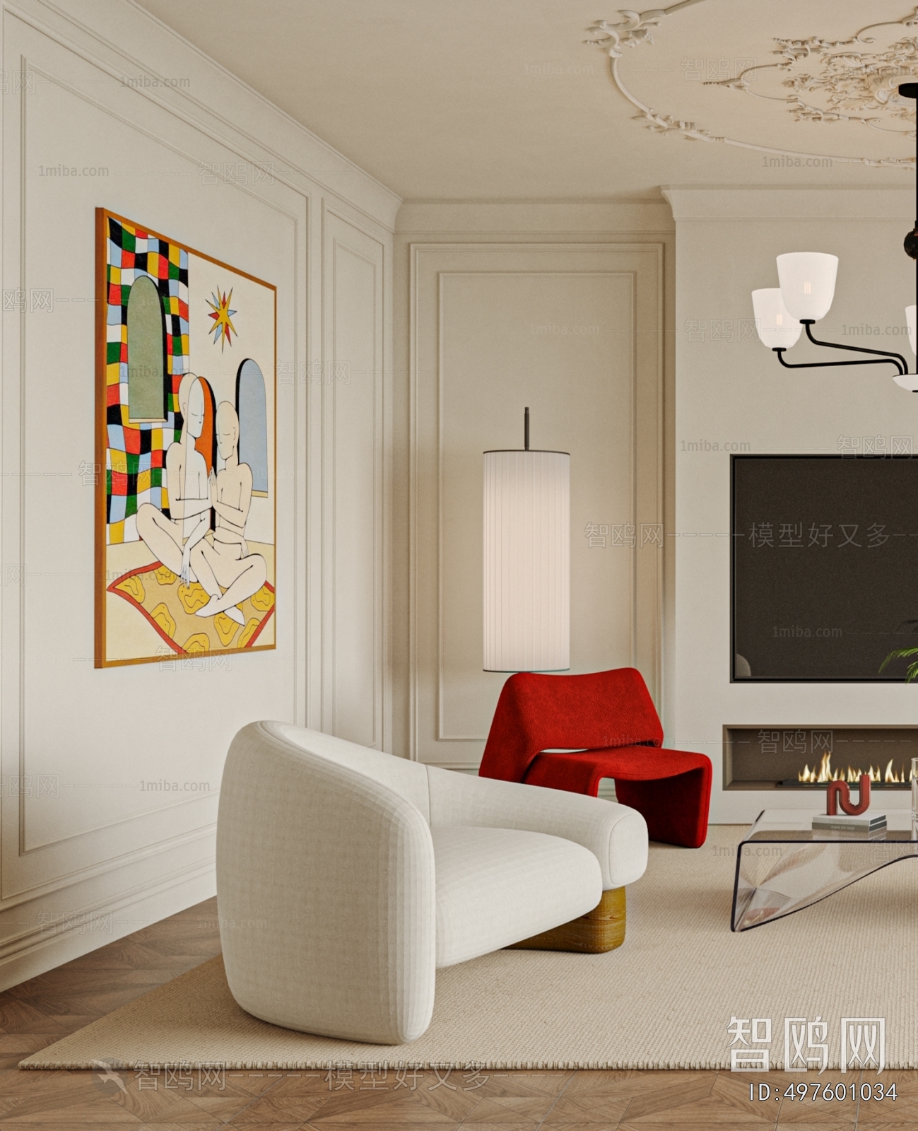 French Style A Living Room