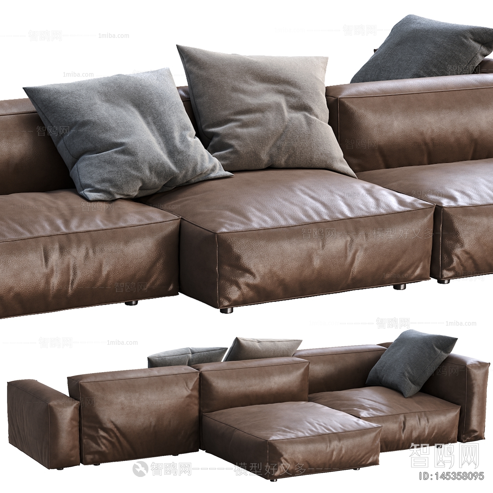 Modern Multi Person Sofa