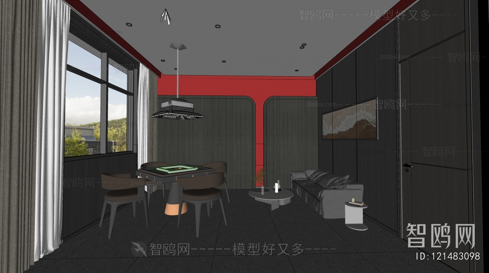 Modern Chess And Card Room