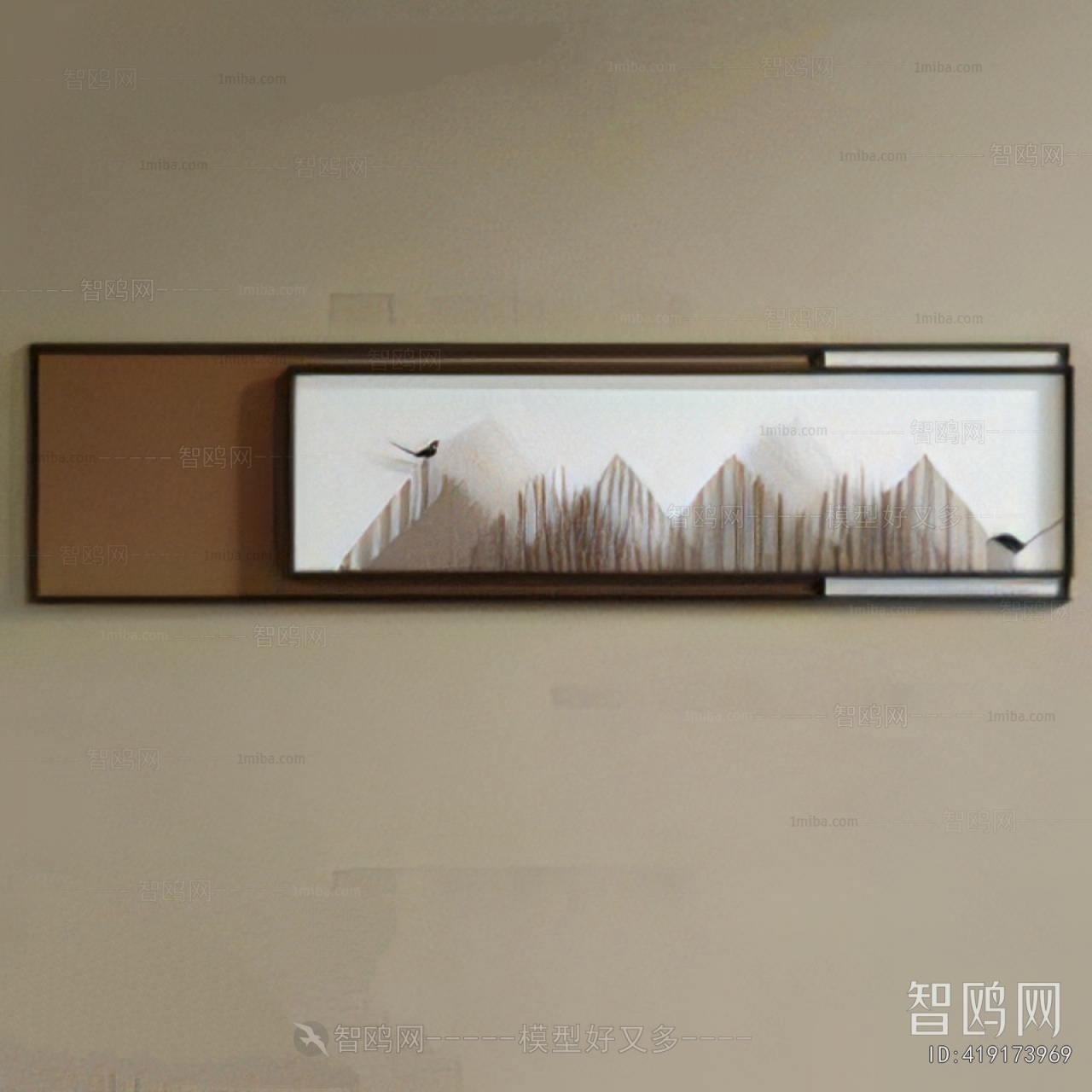 New Chinese Style Three-dimensional Physical Painting