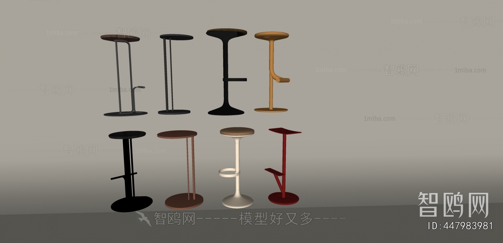 现代吧凳组合