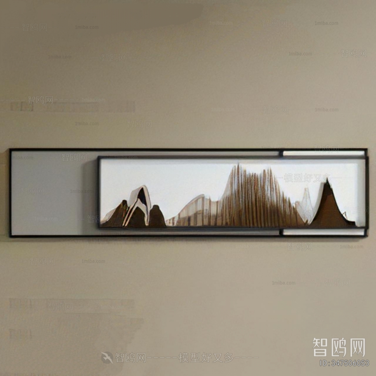 New Chinese Style Three-dimensional Physical Painting