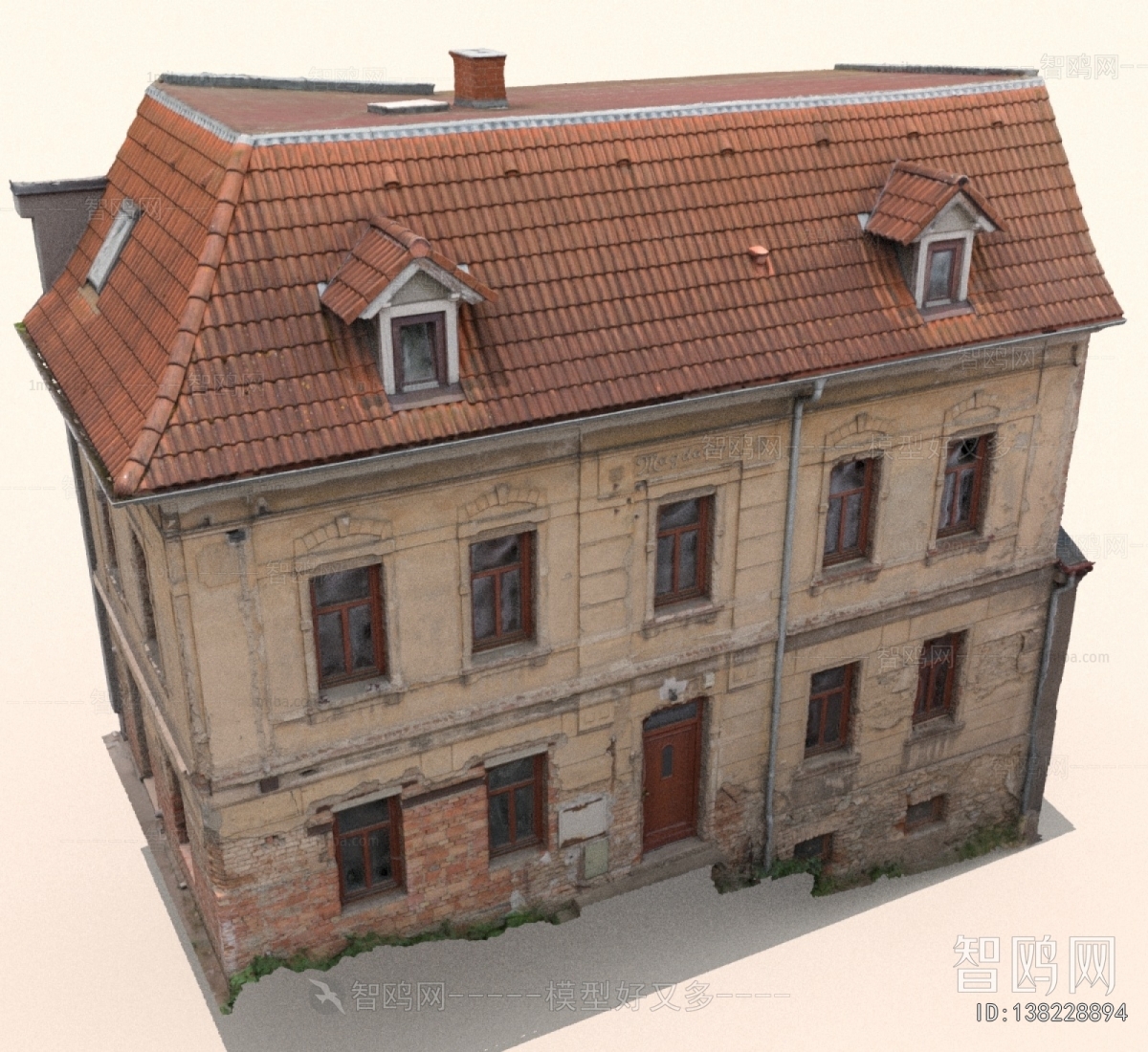 European Style Retro Style Residential Building