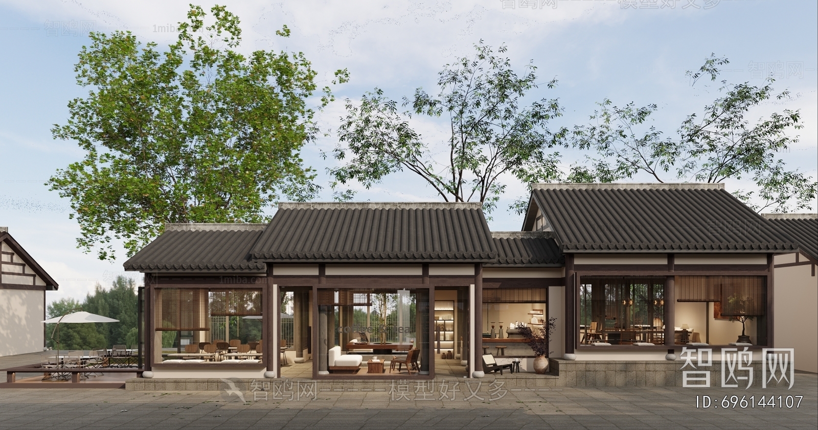 New Chinese Style Facade Element