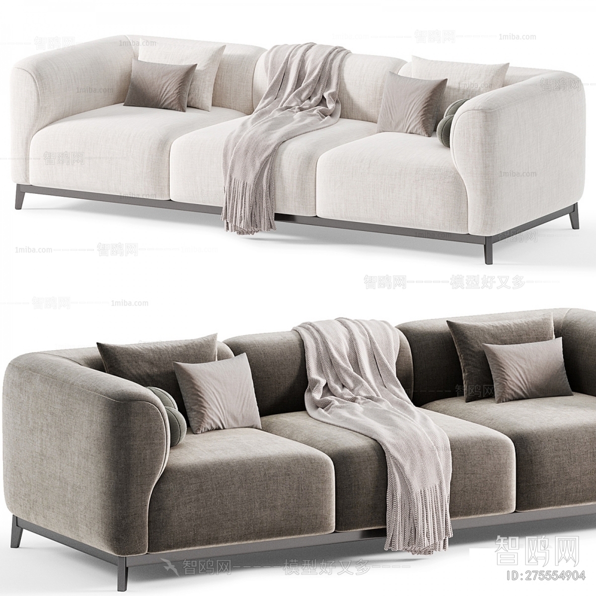 Modern Three-seat Sofa