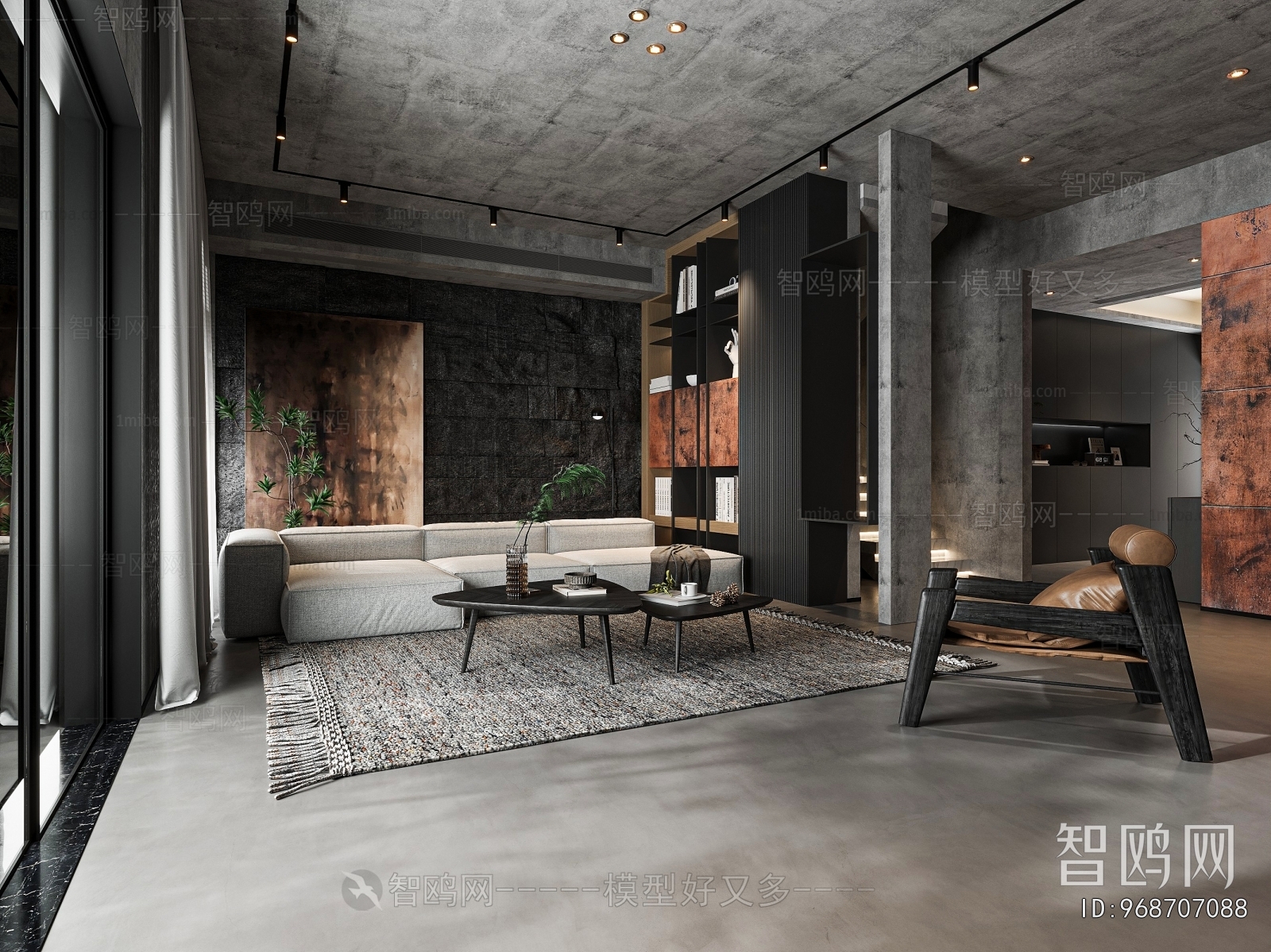 Industrial Style A Living Room