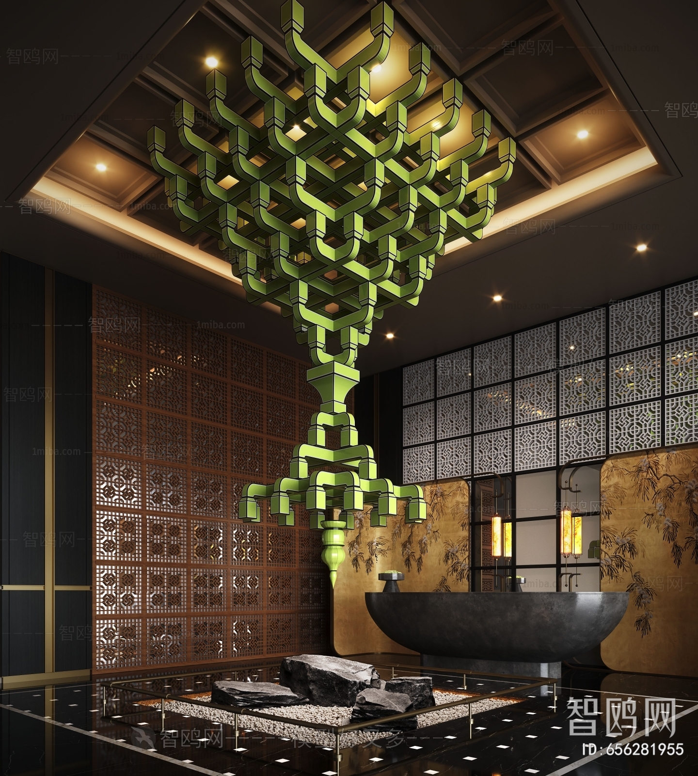 New Chinese Style Lobby Hall