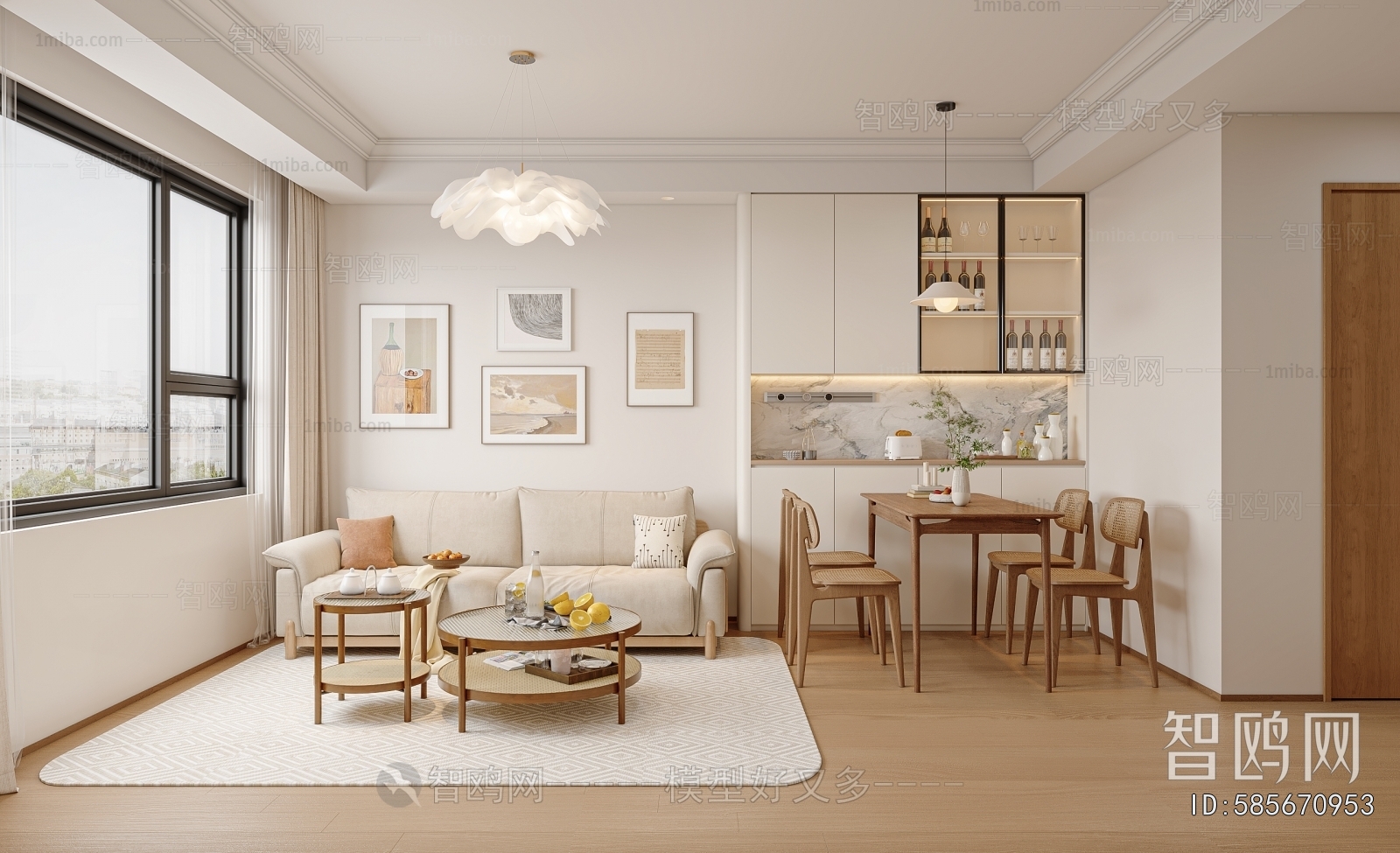 Nordic Style A Living Room