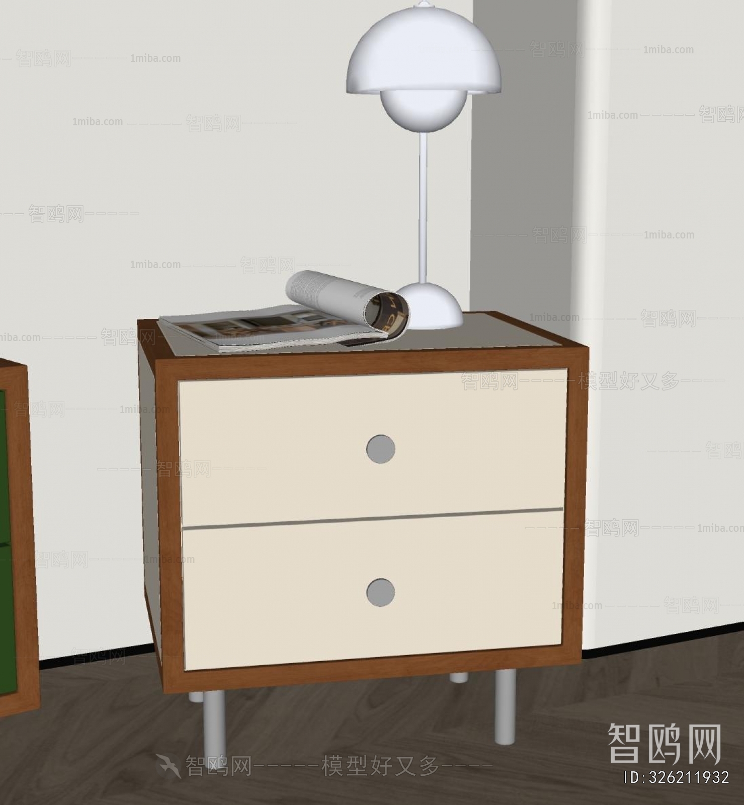 Modern Bedside Cupboard