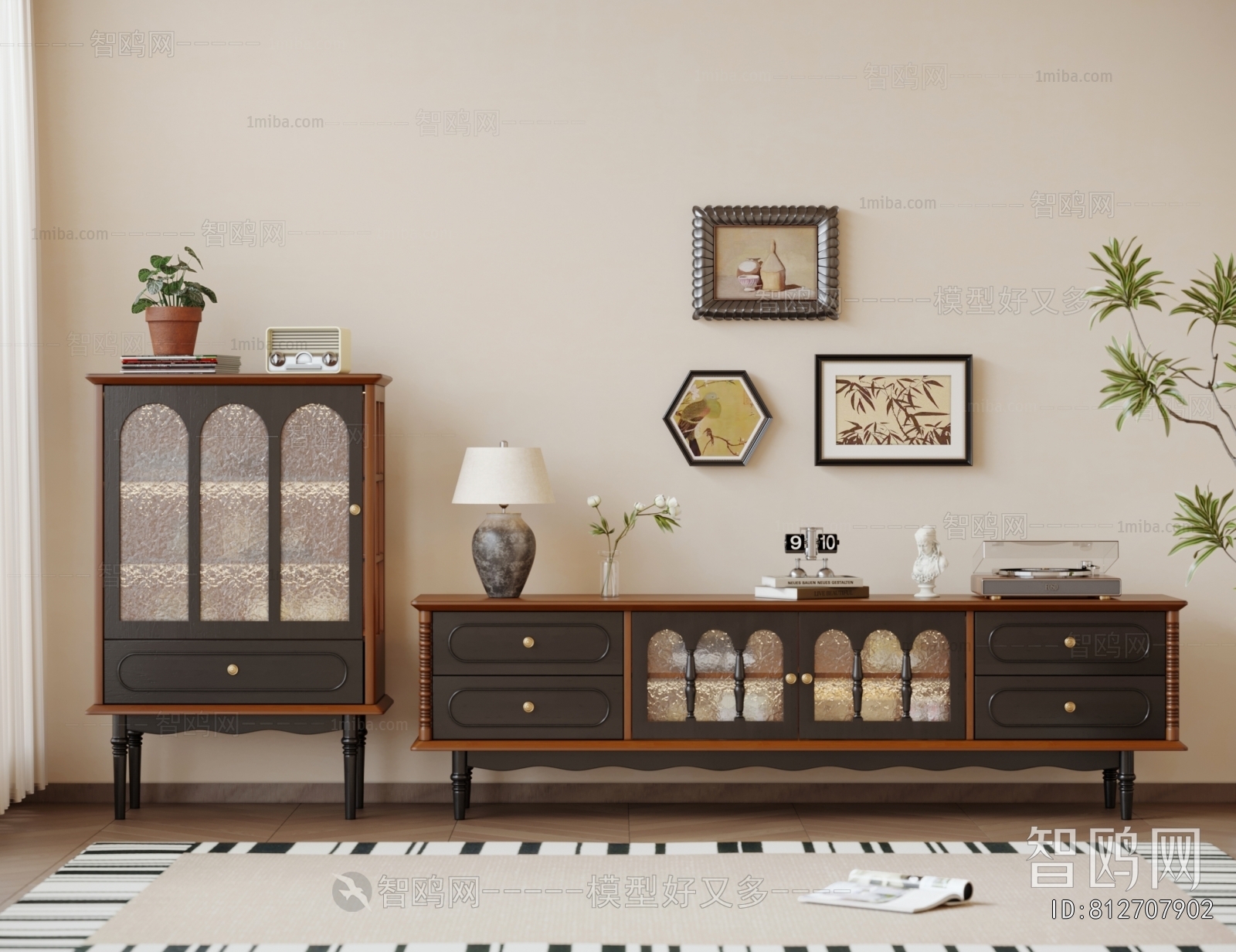 French Style TV Cabinet