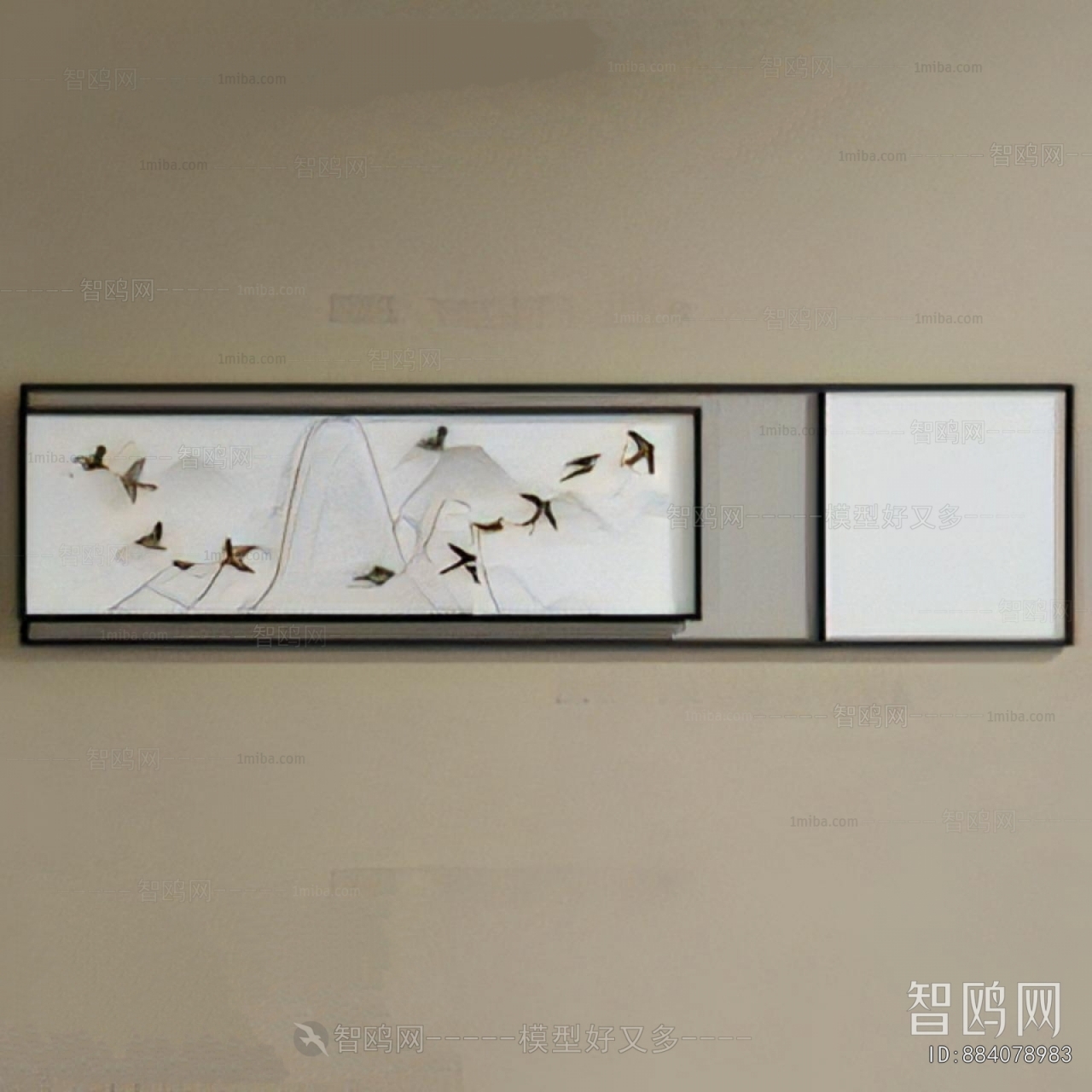 New Chinese Style Three-dimensional Physical Painting