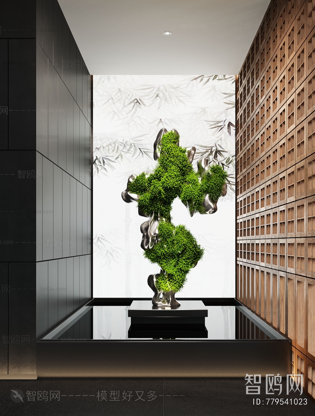 New Chinese Style Plant Landscaping