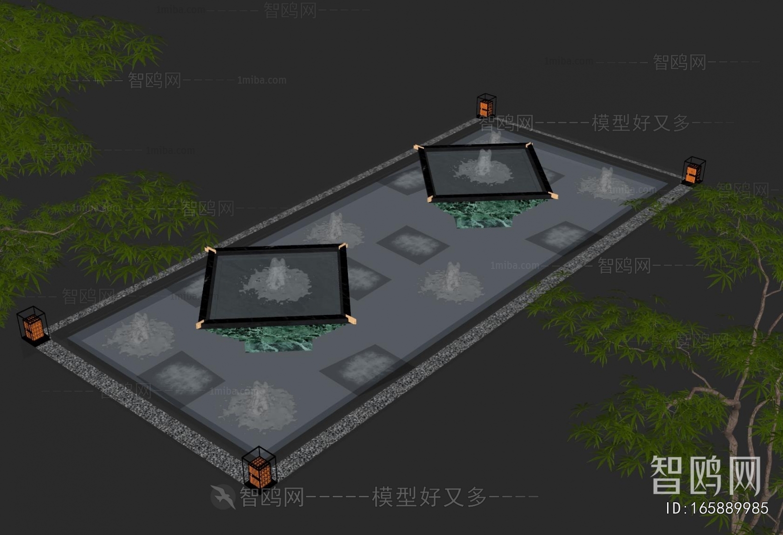 Modern Rockery Waterscape