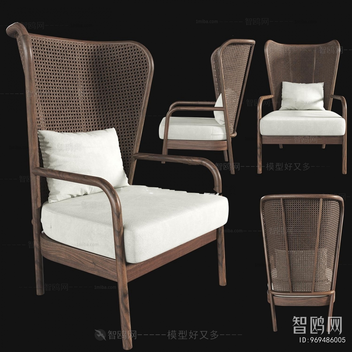 Southeast Asian Style Lounge Chair