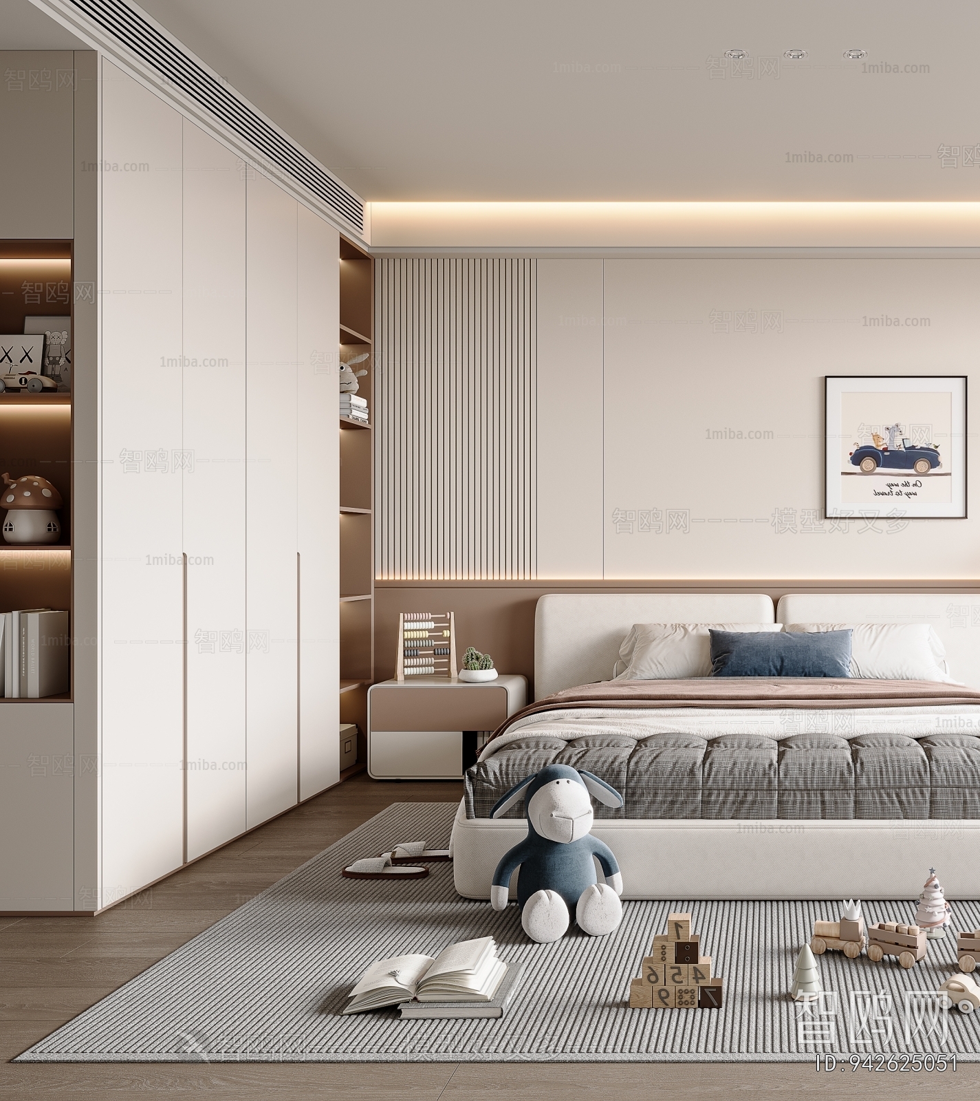 Modern Boy's Room And Son's Room