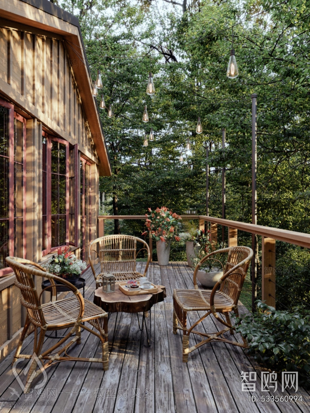 Nordic Style Balcony