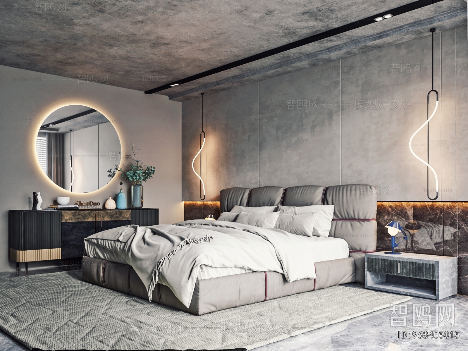 Industrial Style Bedroom