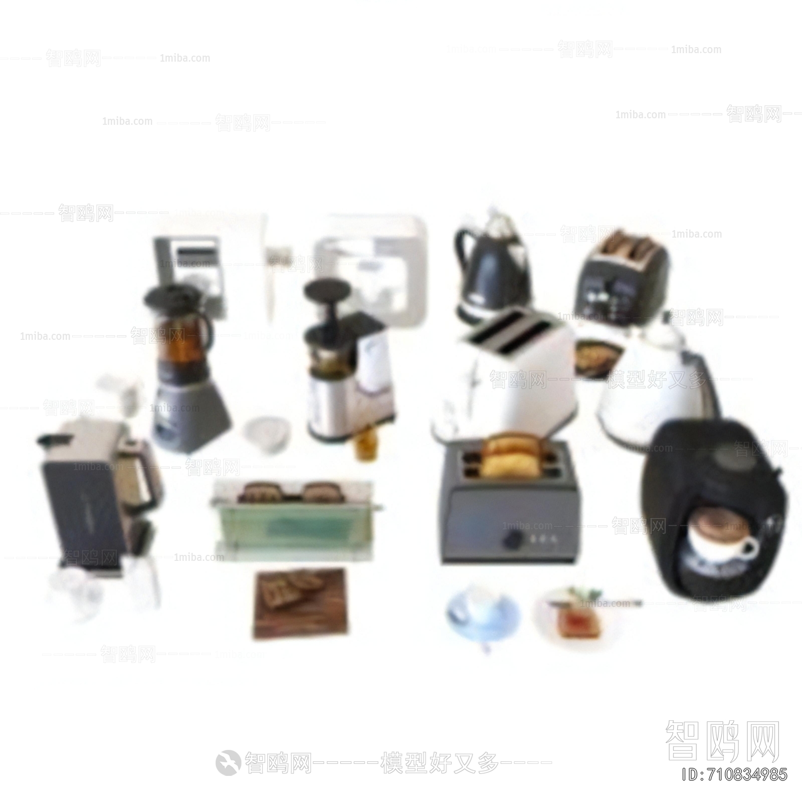 Modern Electric Kitchen Appliances