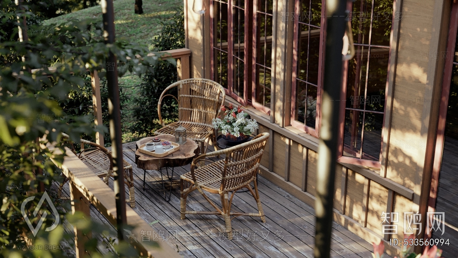 Nordic Style Balcony