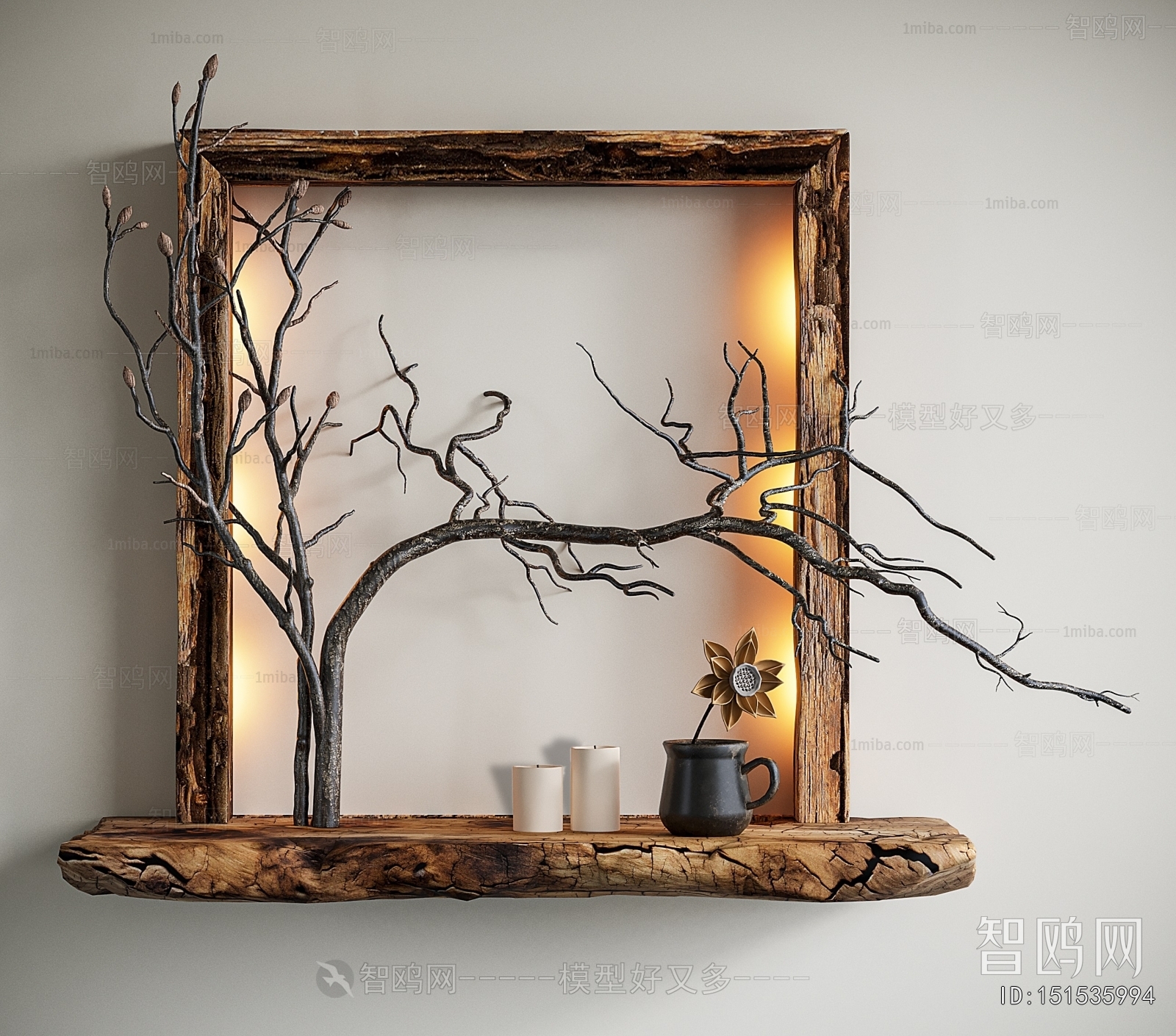 Wabi-sabi Style Wall Decoration