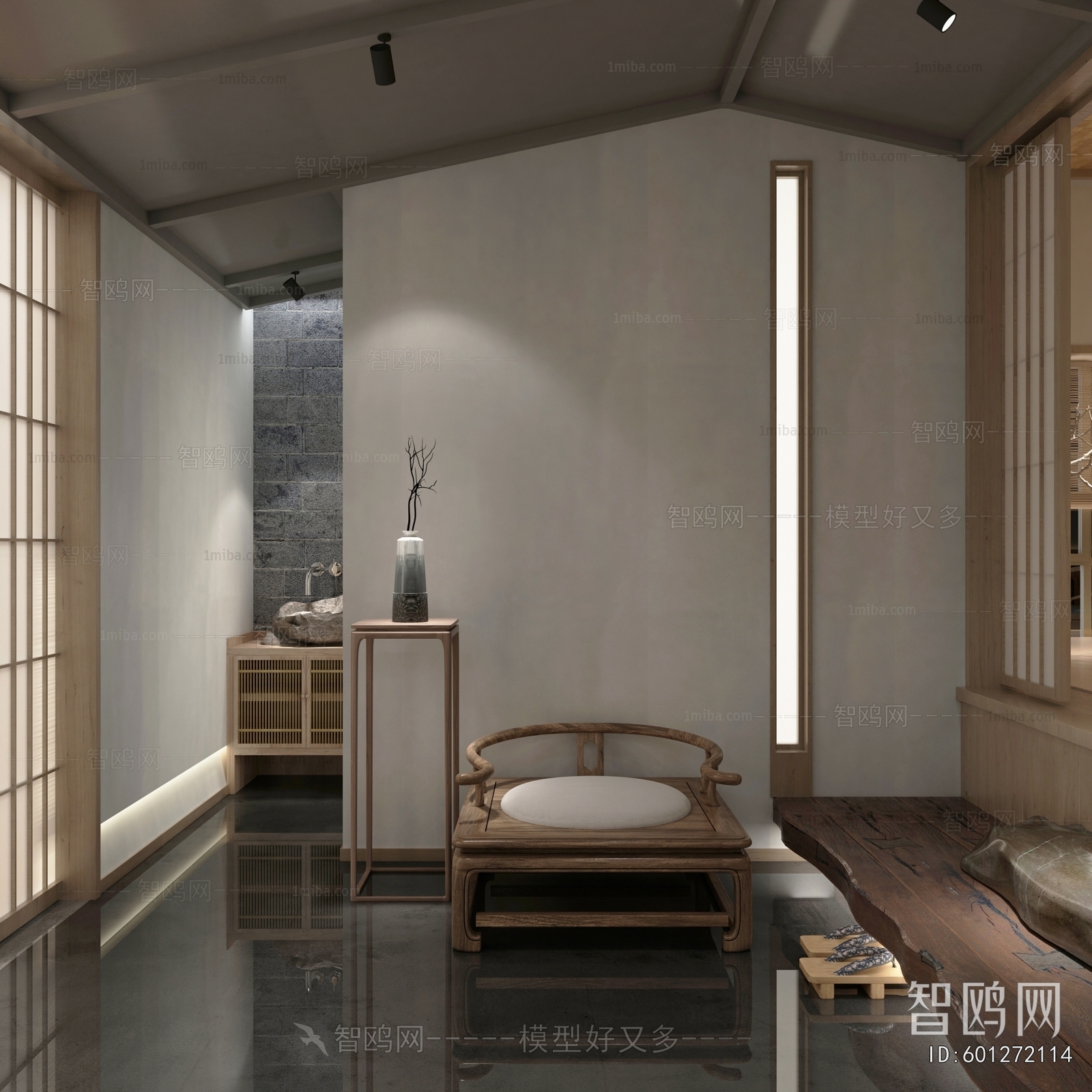 Japanese Style Hallway