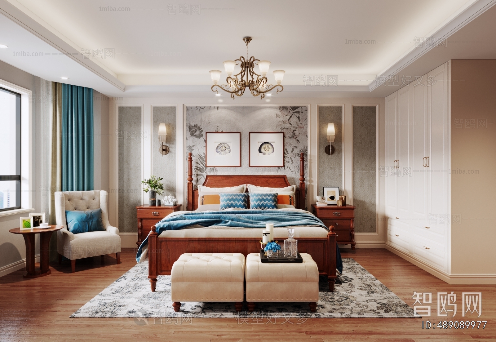 American Style Bedroom