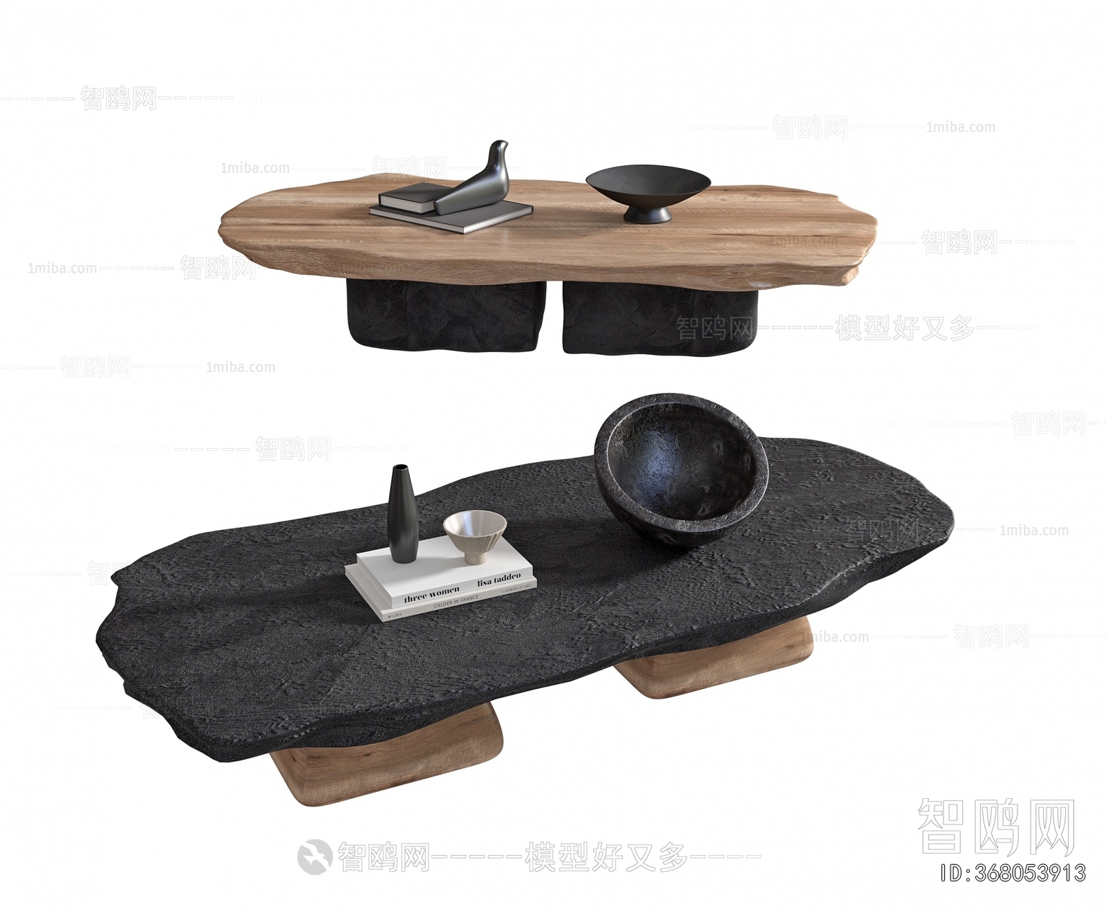 Wabi-sabi Style Coffee Table