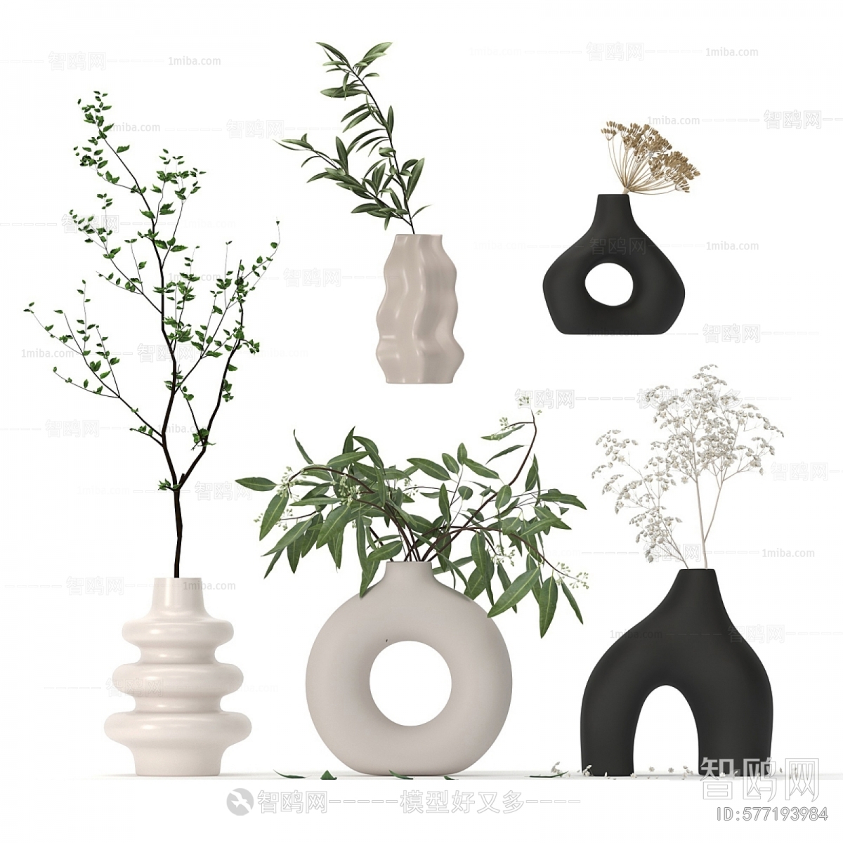 Modern Aquatic Green Plant