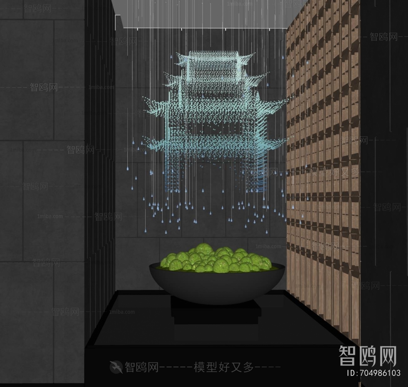 New Chinese Style Plant Landscaping